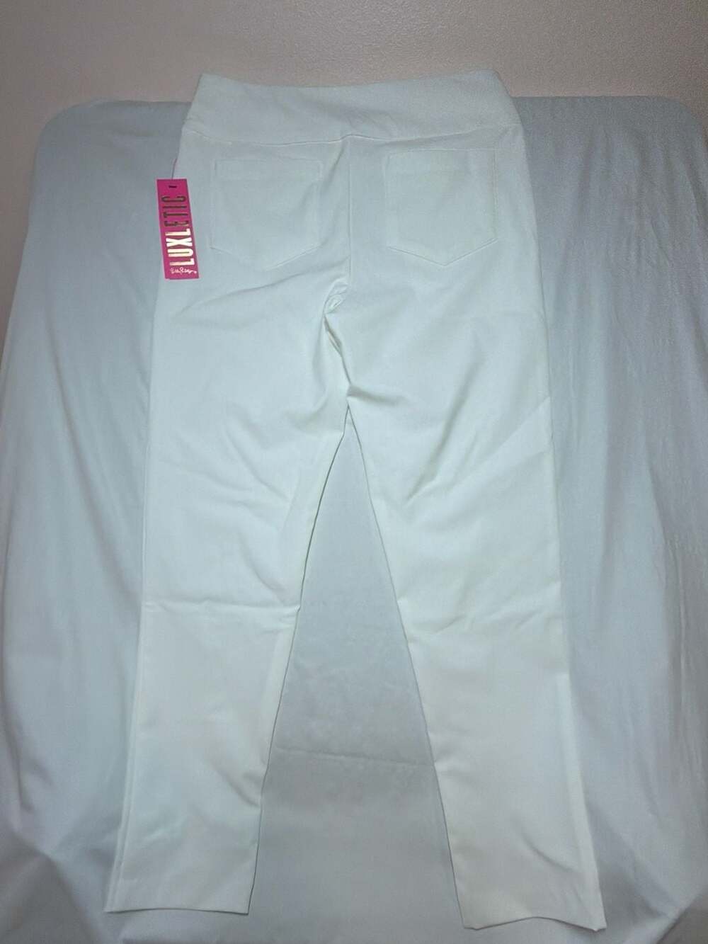 Lilly Pulitzer Luxletic White Weekender High Rise Pants Size 8 - Picture 6 of 7
